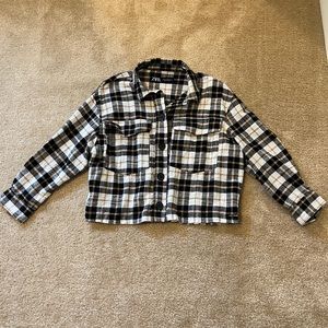 Zara Plaid Top